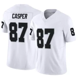 Men's Dave Casper Las Vegas Raiders No.87 Limited Vapor F.U.S.E. Jersey - White