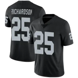 Men's Decamerion Richardson Las Vegas Raiders No.25 Limited Team Color Vapor Untouchable Jersey - Black
