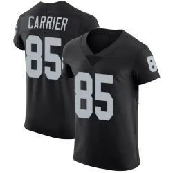 Men's Derek Carrier Las Vegas Raiders No.85 Elite Team Color Vapor Untouchable Jersey - Black