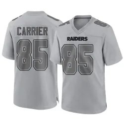 Men's Derek Carrier Las Vegas Raiders No.85 Game Atmosphere Fashion Jersey - Gray