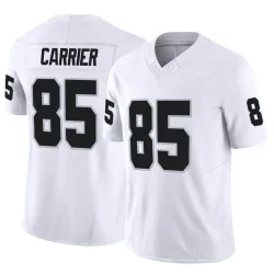 Men's Derek Carrier Las Vegas Raiders No.85 Limited Vapor F.U.S.E. Jersey - White