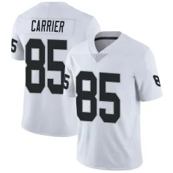 Men's Derek Carrier Las Vegas Raiders No.85 Limited Vapor Untouchable Jersey - White
