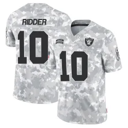Men's Desmond Ridder Las Vegas Raiders No.10 Limited 2024 Salute to Service Jersey - Arctic Camo