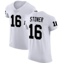 Men's Dillon Stoner Las Vegas Raiders No.16 Elite Vapor Untouchable Jersey - White