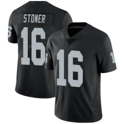 Men's Dillon Stoner Las Vegas Raiders No.16 Limited Team Color Vapor Untouchable Jersey - Black