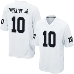 Men's Dont'e Thornton Jr. Las Vegas Raiders No.10 Game Jersey - White