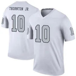 Men's Dont'e Thornton Jr. Las Vegas Raiders No.10 Legend Color Rush Jersey - White