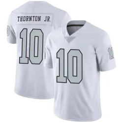 Men's Dont'e Thornton Jr. Las Vegas Raiders No.10 Limited Color Rush Jersey - White