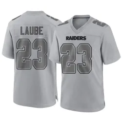 Men's Dylan Laube Las Vegas Raiders No.23 Game Atmosphere Fashion Jersey - Gray