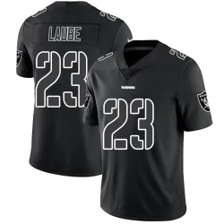 Men's Dylan Laube Las Vegas Raiders No.23 Limited Jersey - Black Impact