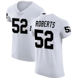 Men's Elandon Roberts Las Vegas Raiders No.52 Elite Vapor Untouchable Jersey - White