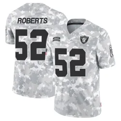 Men's Elandon Roberts Las Vegas Raiders No.52 Limited 2024 Salute to Service Jersey - Arctic Camo