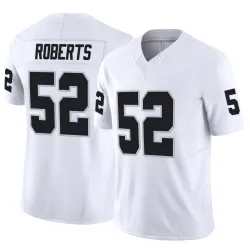 Men's Elandon Roberts Las Vegas Raiders No.52 Limited Vapor F.U.S.E. Jersey - White