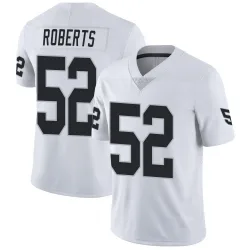 Men's Elandon Roberts Las Vegas Raiders No.52 Limited Vapor Untouchable Jersey - White