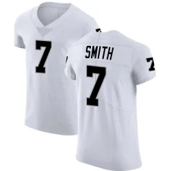 Men's Geno Smith Las Vegas Raiders No.7 Elite Vapor Untouchable Jersey - White