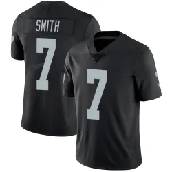 Men's Geno Smith Las Vegas Raiders No.7 Limited Team Color Vapor Untouchable Jersey - Black