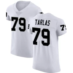 Men's George Tarlas Las Vegas Raiders No.79 Elite Vapor Untouchable Jersey - White