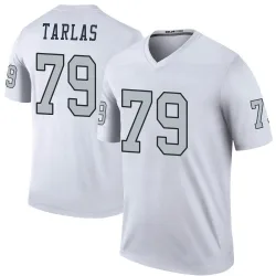 Men's George Tarlas Las Vegas Raiders No.79 Legend Color Rush Jersey - White