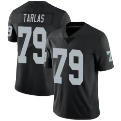 Men's George Tarlas Las Vegas Raiders No.79 Limited Team Color Vapor Untouchable Jersey - Black
