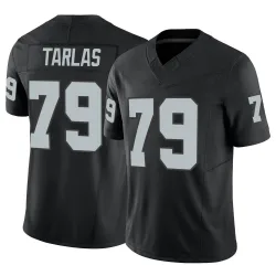 Men's George Tarlas Las Vegas Raiders No.79 Limited Vapor F.U.S.E. Jersey - Black