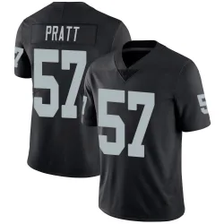 Men's Germaine Pratt Las Vegas Raiders No.57 Limited Team Color Vapor Untouchable Jersey - Black