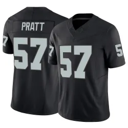 Men's Germaine Pratt Las Vegas Raiders No.57 Limited Vapor F.U.S.E. Jersey - Black