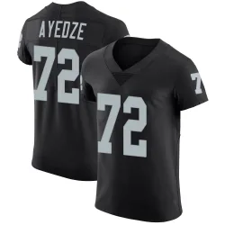 Men's Gottlieb Ayedze Las Vegas Raiders No.72 Elite Team Color Vapor Untouchable Jersey - Black