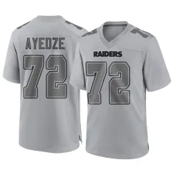 Men's Gottlieb Ayedze Las Vegas Raiders No.72 Game Atmosphere Fashion Jersey - Gray