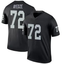 Men's Gottlieb Ayedze Las Vegas Raiders No.72 Legend Jersey - Black