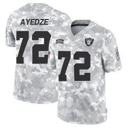 Men's Gottlieb Ayedze Las Vegas Raiders No.72 Limited 2024 Salute to Service Jersey - Arctic Camo