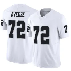 Men's Gottlieb Ayedze Las Vegas Raiders No.72 Limited Vapor F.U.S.E. Jersey - White