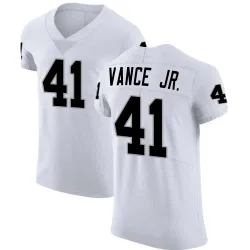 Men's Greedy Vance Jr. Las Vegas Raiders No.41 Elite Vapor Untouchable Jersey - White