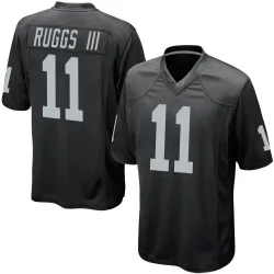 Men's Henry Ruggs III Las Vegas Raiders No.11 Game Team Color Jersey - Black