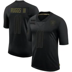 Men's Henry Ruggs III Las Vegas Raiders No.11 Limited 2020 Salute To Service Jersey - Black