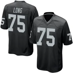 Men's Howie Long Las Vegas Raiders No.75 Game Team Color Jersey - Black