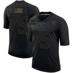 Men's Howie Long Las Vegas Raiders No.75 Limited 2020 Salute To Service Jersey - Black