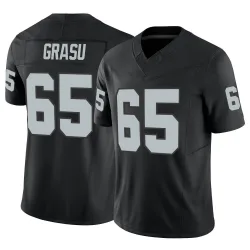 Men's Hroniss Grasu Las Vegas Raiders No.65 Limited Vapor F.U.S.E. Jersey - Black