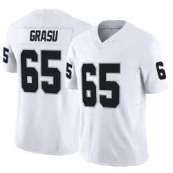 Men's Hroniss Grasu Las Vegas Raiders No.65 Limited Vapor F.U.S.E. Jersey - White