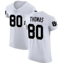 Men's Ian Thomas Las Vegas Raiders No.80 Elite Vapor Untouchable Jersey - White