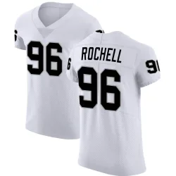 Men's Isaac Rochell Las Vegas Raiders No.96 Elite Vapor Untouchable Jersey - White