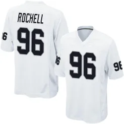 Men's Isaac Rochell Las Vegas Raiders No.96 Game Jersey - White