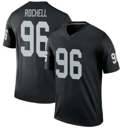 Men's Isaac Rochell Las Vegas Raiders No.96 Legend Jersey - Black
