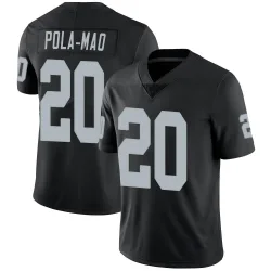 Men's Isaiah Pola-Mao Las Vegas Raiders No.20 Limited Team Color Vapor Untouchable Jersey - Black
