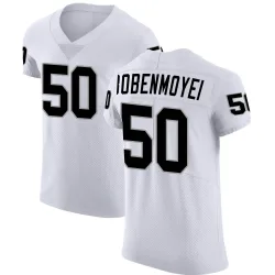 Men's Jacob Bobenmoyer Las Vegas Raiders No.50 Elite Vapor Untouchable Jersey - White