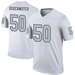 Men's Jacob Bobenmoyer Las Vegas Raiders No.50 Legend Color Rush Jersey - White