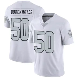 Men's Jacob Bobenmoyer Las Vegas Raiders No.50 Limited Color Rush Jersey - White