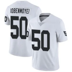 Men's Jacob Bobenmoyer Las Vegas Raiders No.50 Limited Vapor Untouchable Jersey - White