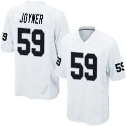 Men's Jah Joyner Las Vegas Raiders No.59 Game Jersey - White
