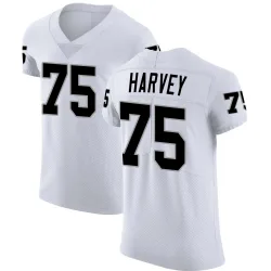 Men's Jahfari Harvey Las Vegas Raiders No.75 Elite Vapor Untouchable Jersey - White