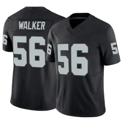 Men's Jailin Walker Las Vegas Raiders No.56 Limited Vapor F.U.S.E. Jersey - Black